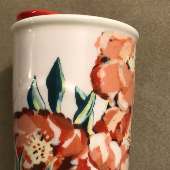 ☕️🌹 Limited Edition Christmas 2015 Starbucks Ceramic Tumbler 10 oz. - Picture 4 of 15